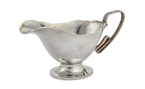 An early 20th century Chinese Export silver sauce boat, Beijing circa 1930 by Sheng Yuan